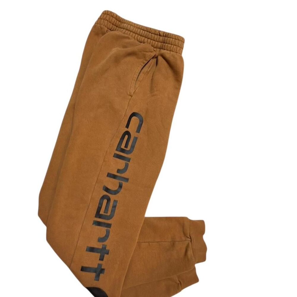 Carhartt Men's Brown and Tan Joggers-tracksuits